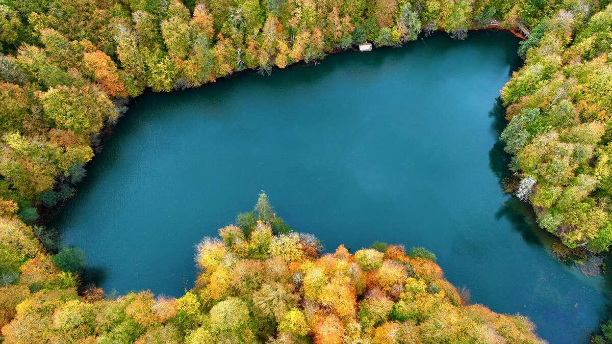 Yedigöller'de görsel şölen zamanı geldi! Sarı, kızıl ve yeşilin eşsiz uyumu 39